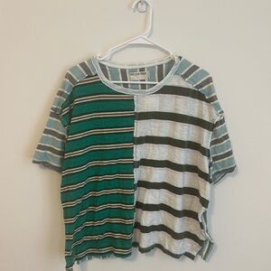 We The Free Get Real Stripe Tee